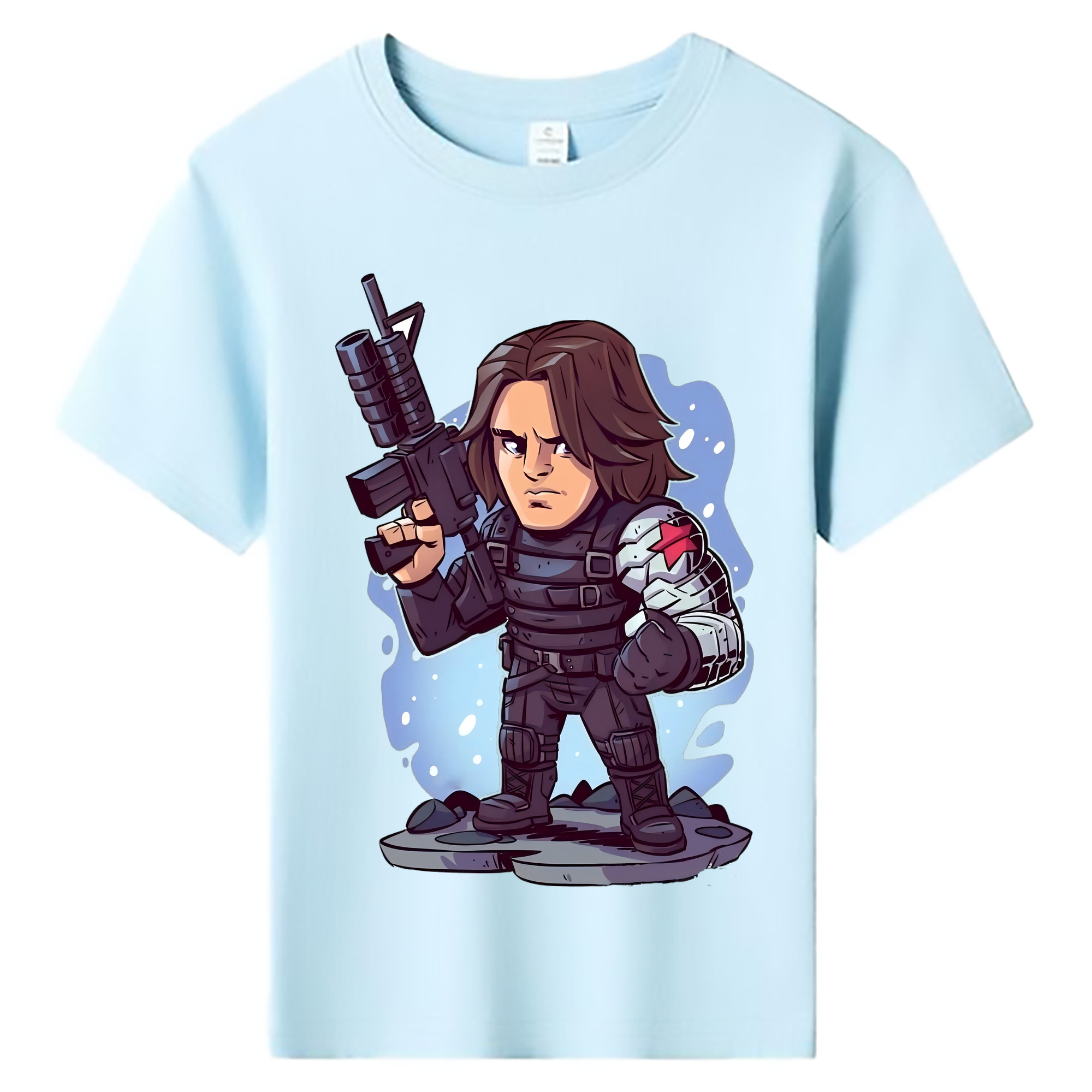 （画像用） アベンジャーズ The Avengers 綿100％キッズTシャツ（フロントプリント）